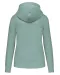 K4031 - Ecologische damessweater met capuchon en ritssluiting Sage