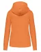 K4031 - Ecologische damessweater met capuchon en ritssluiting Light Orange
