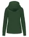 K4031 - Ecologische damessweater met capuchon en ritssluiting Forest Green