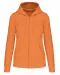 K4031 - Ecologische damessweater met capuchon en ritssluiting Light Orange
