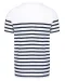 K3035 - Matrozenshirt ronde hals Bio kind White / Navy Stripes