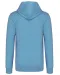 K4027 - Ecologische herensweater met capuchon Cloudy blue heather