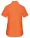 K548 - Overhemd in onderhoudsvriendelijk polykatoen-popeline korte mouwen dames Orange