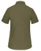 K548 - Overhemd in onderhoudsvriendelijk polykatoen-popeline korte mouwen dames Light khaki
