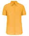 K548 - Overhemd in onderhoudsvriendelijk polykatoen-popeline korte mouwen dames Yellow