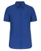 K548 - Overhemd in onderhoudsvriendelijk polykatoen-popeline korte mouwen dames Light Royal Blue