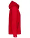 K413 - Heren softshell jas met afneembare capuchon Red