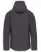 K413 - Heren softshell jas met afneembare capuchon Titanium