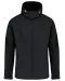 K413 - Heren softshell jas met afneembare capuchon Black