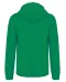 K466 - Herensweater met rits en capuchon in contrasterende kleur Light Kelly Green / White