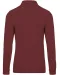 K256 - Piqué-herenpolo lange mouwen Wine