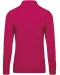 K256 - Piqué-herenpolo lange mouwen Fuchsia