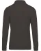 K256 - Piqué-herenpolo lange mouwen Dark Grey