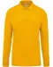 K256 - Piqué-herenpolo lange mouwen Yellow