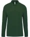 K256 - Piqué-herenpolo lange mouwen Forest Green