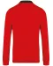 K213 - Rugbypolo Red / Black