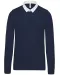 K213 - Rugbypolo Navy / White