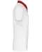 K260 - Tweekleurige herenpolo jersey White / Red
