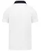 K260 - Tweekleurige herenpolo jersey White / Navy