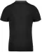K260 - Tweekleurige herenpolo jersey Black / Dark Grey Heather