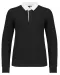 K214 - Kinder-rugbypolo Black / White