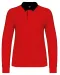 K214 - Kinder-rugbypolo Red / Black
