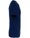 K398 - Bio T-shirt kraag met onafgewerkte rand korte mouwen Navy