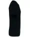 K398 - Bio T-shirt kraag met onafgewerkte rand korte mouwen Black