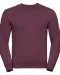 RU262M - Authentic Sweater met ronde hals Burgundy