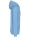 K446 - Sweater met contrasterende capuchon Sky Blue / White