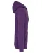 K446 - Sweater met contrasterende capuchon Purple / Oxford Grey