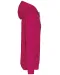 K446 - Sweater met contrasterende capuchon Fuchsia / Fine Grey