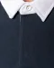 K214 - Kinder-rugbypolo Light Royal Blue / White
