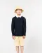 K214 - Kinder-rugbypolo Light Royal Blue / White