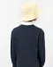 K214 - Kinder-rugbypolo Light Royal Blue / White