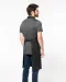 K8005 - Schort wasbaar op hoge temperatuur Black