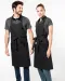K8005 - Schort wasbaar op hoge temperatuur Black