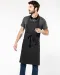 K8005 - Schort wasbaar op hoge temperatuur Black