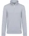 K487 - Sweater met ritskraag Oxford Grey