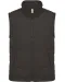 K6118 - Met fleece gevoerde bodywarmer Dark Grey