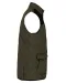 K6124 - Gewatteerde herenbodywarmer Mossy Green / Black