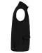 K6124 - Gewatteerde herenbodywarmer Black