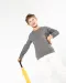 K490 - Sweater bio raglanmouwen kids French Navy Heather
