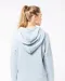 K494 - Bio lounge damessweater met capuchon Off White