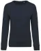 K481 - Damessweater BIO ronde hals raglanmouwen Navy