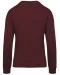 K481 - Damessweater BIO ronde hals raglanmouwen Wine Heather