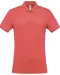 K254 - Piqué-herenpolo korte mouwen True Coral