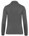 K265 - Damespolo lange mouwen van jersey Grey Heather