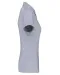 K263 - Damespolo korte mouwen van jersey Oxford Grey