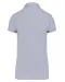 K263 - Damespolo korte mouwen van jersey Oxford Grey